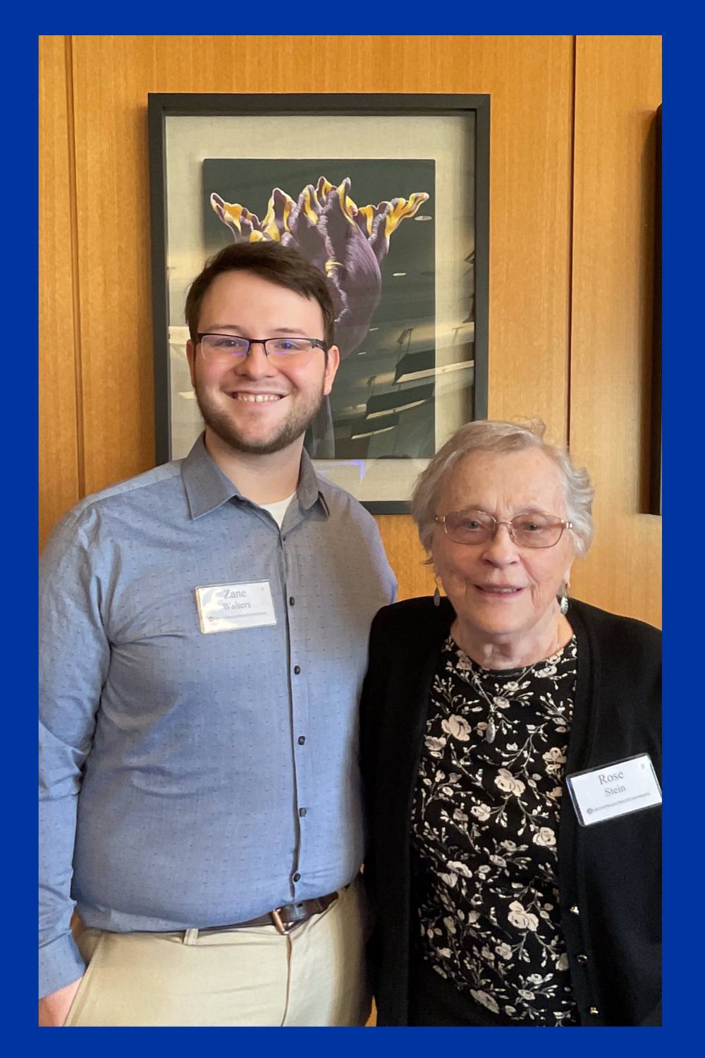 Rose Stein and Zane Walters